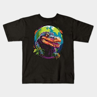 Alligator Earth Day Kids T-Shirt